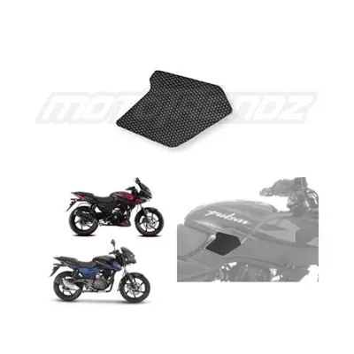 Mototrendz Bajaj Pulsor 150/220 Tank Traction Pad Uni. Black